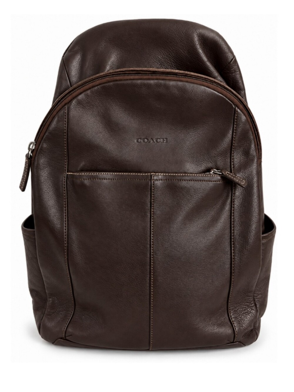 Vintage COACH Heritage Web Leather Backpack Brown Mahogany F70747 Distressed